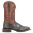 Фото #1 товара Dan Post Boots Lester Smooth Square Toe Cowboy Mens Black, Brown Casual Boots D