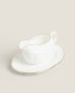 Фото #3 товара Bone china gravy boat with rim