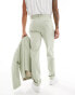 Фото #4 товара ASOS DESIGN slim fit suit trousers in sage green