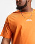 Good For Nothing Plus centre print logo t-shirt in orange