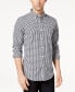 Фото #1 товара Men's Big & Tall Classic-Fit Twain Stretch Check Shirt