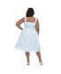 ფოტო #2 პროდუქტის Plus Size 1960s Movie Date Swing Dress