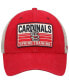 Men's Red, Tan St. Louis Cardinals Four Stroke Clean Up Trucker Snapback Hat