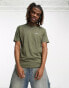 Vans left chest logo t-shirt in dark olive Weinlaub, XS - фото #1