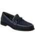 Fendi O'lock Leather-Trim Loafer Men's