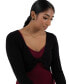 ფოტო #4 პროდუქტის Women's Shrug Top with Faux Knot