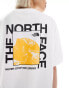 The North Face Half Dome Photo backprint oversized t-shirt in white