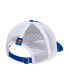 Фото #2 товара Men's Royal Kansas Jayhawks Mascot Block Letter Slouch Trucker Adjustable Hat