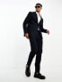 ONLY & SONS slim fit linen mix suit jacket in navy