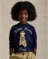 Kid's Dog-Print Cotton Long-Sleeve T-shirt