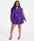 Trendy Plus Size Organza Oversized Shirt, Created for Macy's