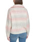 Фото #2 товара Women's Space-Dyed Half-Zip Sweater