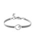 ფოტო #1 პროდუქტის Women's Kariana Silver Crystal Circle Bracelet