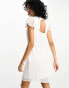 Фото #4 товара Vila dobby mini dress in white