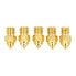 Фото #4 товара Creality MK-ST Brass nozzle 0,25mm/0,4mm/0,6mm/0,8mm - filament 1,75mm - brass - 5pcs