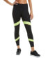 Calvin Klein Women's 247607 Colorblocked Mesh-Trimmed High-Waist Leggings Size M