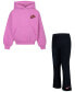 ფოტო #1 პროდუქტის Little Girls 2-Pc. New Impression Pullover Hoodie & Leggings Set