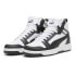 Кроссовки PUMA Rebound V6 Mid Puma White / Puma Black / Shadow Gray, 39 - фото #2