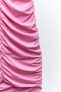 Фото #11 товара Платье из полиамида со сборками ZARA