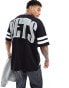 New Era Brooklyn Nets back graphic t-shirt in black