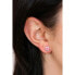 Romantic bronze stud earrings with zircons Icy Diamonds ECRHRRO