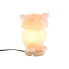 Настольная лампа DKD Home Decor Розовый Соль древесина акации 15 W 220 V 14 x 14 x 18 cm