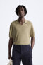 LYOCELL - LINEN KNIT POLO SHIRT