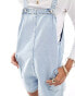 Mango oversized dungarees in light blue BLAU, XS - EU 34 - фото #3