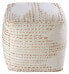 Pouf Würfel Jute Boho