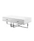 Mandisa 2 Drawers Rectangular Coffee Table