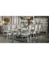 Фото #3 товара Dresden Dining Table (136") In Bone White Finish