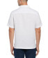 Фото #2 товара Men's Dobby Camp Collar Linen Blend Short-Sleeve Shirt
