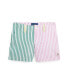 ფოტო #1 პროდუქტის Toddler and Little Girls Striped Cotton Fun Shorts