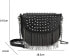 Фото #16 товара Kris Anna Women's Rivets Mini Shoulder Bag with Shoulder Strap Chain Tassel Black Disposable