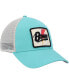 ფოტო #4 პროდუქტის Men's Teal, Cream David Bowie Valin Trucker Snapback Hat