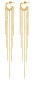 Romantic Gold Plated Long Earrings VAAXF547G