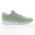Фото #2 товара Reebok Eames Classic Mens Green Leather Lace Up Lifestyle Sneakers Shoes
