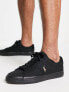 Фото #1 товара Polo Ralph Lauren sayer trainer in black with logo