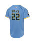 ფოტო #3 პროდუქტის Big Boys and Girls Christian Yelich Powder Blue Milwaukee Brewers City Connect Limited Player Jersey