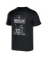 Фото #3 товара Men's NFL x Darius Rucker Collection by Black Chicago Bears Band T-shirt