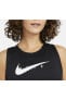 Swoosh Running Tank Siyah Spor Kadın Atlet