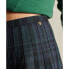 SUPERDRY Check Pleated Mini Skirt