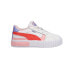 Фото #1 товара Puma Cali Star Rainbow Sunset Lace Up Toddler Girls White Sneakers Casual Shoes