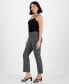 ფოტო #4 პროდუქტის Petite Mid Rise Mini-Bootcut Jacquard Pants, Created for Macy's