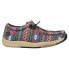 Фото #1 товара Roper Clearcut Southwest Low Boat Womens Black, Blue, Red Flats Casual 09-021-1