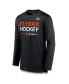 Фото #2 товара Men's Black Philadelphia Flyers 2024 NHL Stadium Series Authentic Pro Long Sleeve Tech T-shirt