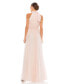 Women's A Line Gown With High Neckline