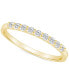 ფოტო #1 პროდუქტის Diamond Wedding Band (1/4 ct. t.w.) in 14k Gold