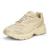 Фото #2 товара Puma Velophasis Prm Lace Up Mens Beige Sneakers Casual Shoes 39196402