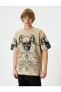 Фото #5 товара Футболка Koton Oversize Skull Print Crewneck